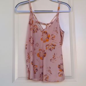Free People Floral Tank Top